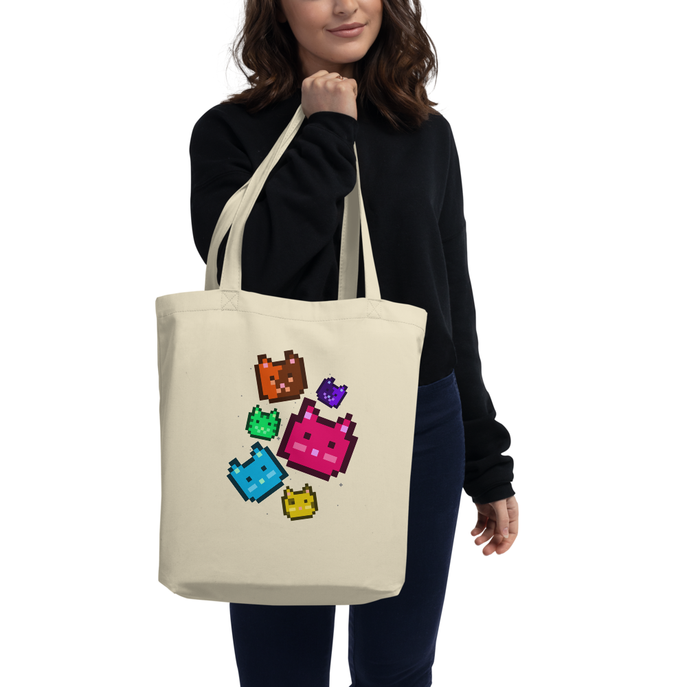 MoonCat Heads Eco Tote