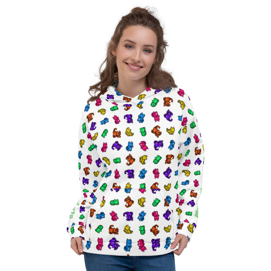 MoonCats All-Over Hoodie White