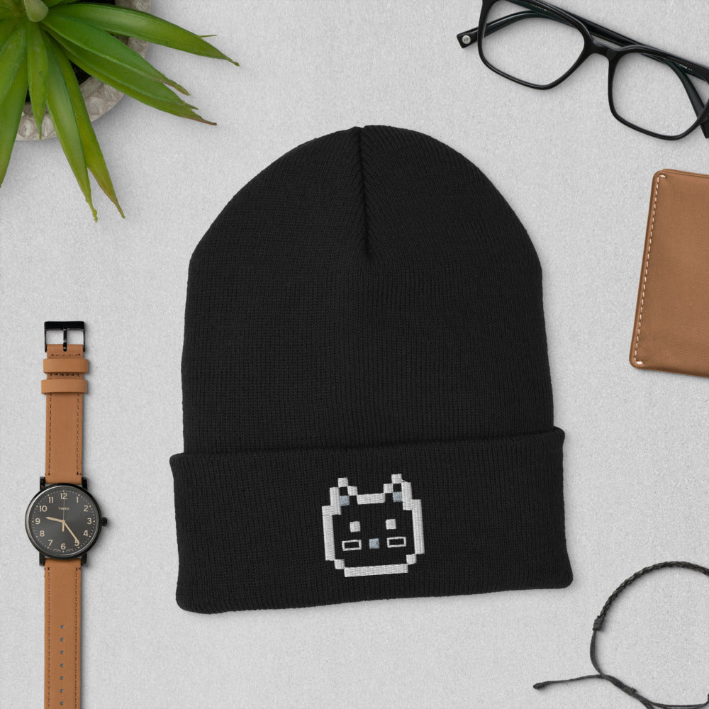 Shy MoonCat Beanie